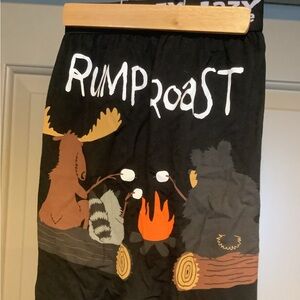 Lazy One Sascrotch Boxer Unisex XL Black “ Rump Roast “ boxers.